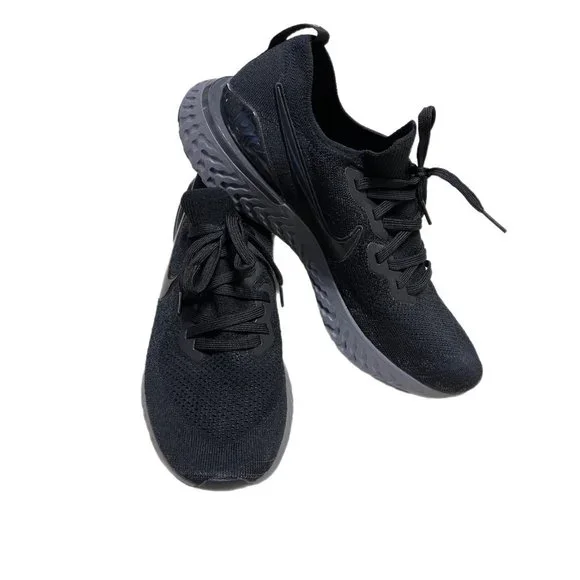 Nike Epic React Flyknit 2 Black Anthracite Men's Shoes BQ8928-001 Multi S 11.5 - Picture 5 of 7